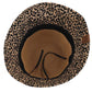 Dark Natural C.C Baby Leopard Print Cloche Straw Bucket Hat, whether you’re basking under the summer sun at the beach, lounging by the pool, or kicking back with friends at the lake, a great hat can keep you cool and comfortable even when the sun is high in the sky. Large, comfortable, and perfect for keeping the sun off of your face, neck, and shoulders, ideal for travelers who are on vacation or just spending some time in the great outdoors.