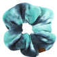 Deep Teal C.C Tie Dye Soft Scrunchies, hair scrunchie will adorn your tresses making them look amazing, fun & trendy. Either way they will add a spark of style & charm. So cute and super stylish with any outfit! Great accessory, cutest addition to a plain outfit. Wear it in your hair or around your wrist for a two-in-one accessory. Perfect Gift.