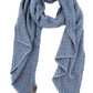 Denim C C Bias Cut Scarf With Whipstitched Edging, Add a beautiful look and touch of perfect class to your outfit in style. Nicely designed with whipstitched Edging that gives a unique yet awesome appearance with comfort and warmth. Perfect weight makes it wearable to complement your outfit, or with your favorite fall jacket. Great for daily wear in the cold winter to protect you against the chill.