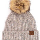 Dove C.C Classic Rib Beanie With Faux Fur Pom, These awesome trendy women’s Rib Beanie With Faux Fur Pom are Warm, durable and comfortable. This will be your go-to beanie this fall and winter season. The classic style allows you to enhance your outfit, no matter your wardrobe. Accessorize the fun way with this faux fur pom pom hat, Awesome winter gift accessory! Perfect Gift Birthday, Christmas, Stocking Stuffer, Secret Santa, Holiday, Anniversary, Valentine's Day, Loved One.