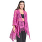 Fuchsia Leaf Lace Cover Up Kimono Poncho, an attractive pearl embellished Poncho that is made of soft and breathable material, amps up your beauty with a perfect attraction everywhere. Its eye-catchy design makes you stand out every time. Perfect Gift for Wife, Mom, lover, and care for their Birthday, Fun Night Out, etc.