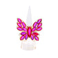 Fuchsia Marquise Stone Cluster Butterfly Stretch Ring, is nicely designed with a Bug, Butterfly-theme that will bring a smile when you will gift this beautiful Stretch Ring. Perfect for adding just the right amount of shimmer & shine and a touch of class to any special events or occasion. These are Perfect for any occasion.