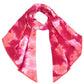 Fuchsia Pink C C Tie Dye Bias Cut Scarf With Rubber Patch, add a beautiful look and touch of perfect class to your outfit in style. Nicely designed with tie dye that gives a unique and awesome appearance with comfort and warmth. Perfect weight makes it wearable to complement your outfit, or with your favorite fall jacket. Great for daily wear in the cold winter to protect you against the chill.