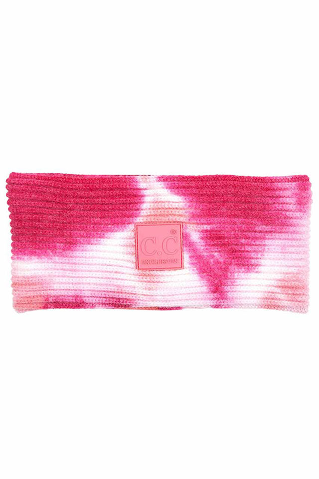 Fuchsia Pink C.C Tie Dye Headband With Rubber Patch, extract your glamour with an awesome look. Push back your hair with this rubber patch headband to show you up in a stylish way. Spice up any plain outfit and be ready to receive compliments. Be the ultimate trendsetter wearing this chic headband with all your stylish outfits! It's perfect for covering up a bad hair day! A beautiful gift for the persons you care about the most, even yourself! Stay stylish.