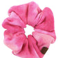 Fuchsia Pink C.C Tie Dye Soft Scrunchies, hair scrunchie will adorn your tresses making them look amazing, fun & trendy. Either way they will add a spark of style & charm. So cute and super stylish with any outfit! Great accessory, cutest addition to a plain outfit. Wear it in your hair or around your wrist for a two-in-one accessory. Perfect Gift.