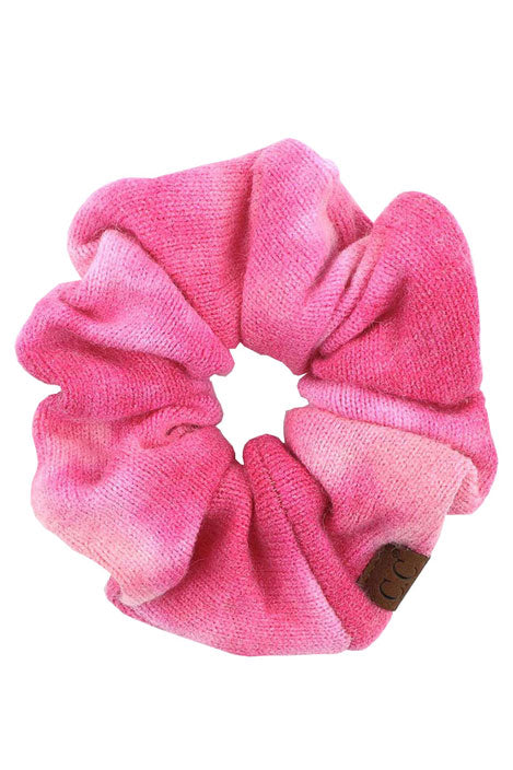 Fuchsia Pink C.C Tie Dye Soft Scrunchies, hair scrunchie will adorn your tresses making them look amazing, fun & trendy. Either way they will add a spark of style & charm. So cute and super stylish with any outfit! Great accessory, cutest addition to a plain outfit. Wear it in your hair or around your wrist for a two-in-one accessory. Perfect Gift.