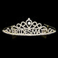 Gold Bridesmaid Rhinestone Pave Party Tiara. This elegant rhinestone design, makes you more charm. A stunning bridesmaid Tiara that can be a perfect Bridal Headpiece. This tiara features precious stones and an artistic design. This hair accessory is really beautiful, Pretty and lightweight. Makes You More Eye-catching at events and wherever you go. Suitable for Wedding, Engagement, Birthday Party, Any Occasion You Want to Be More Charming.