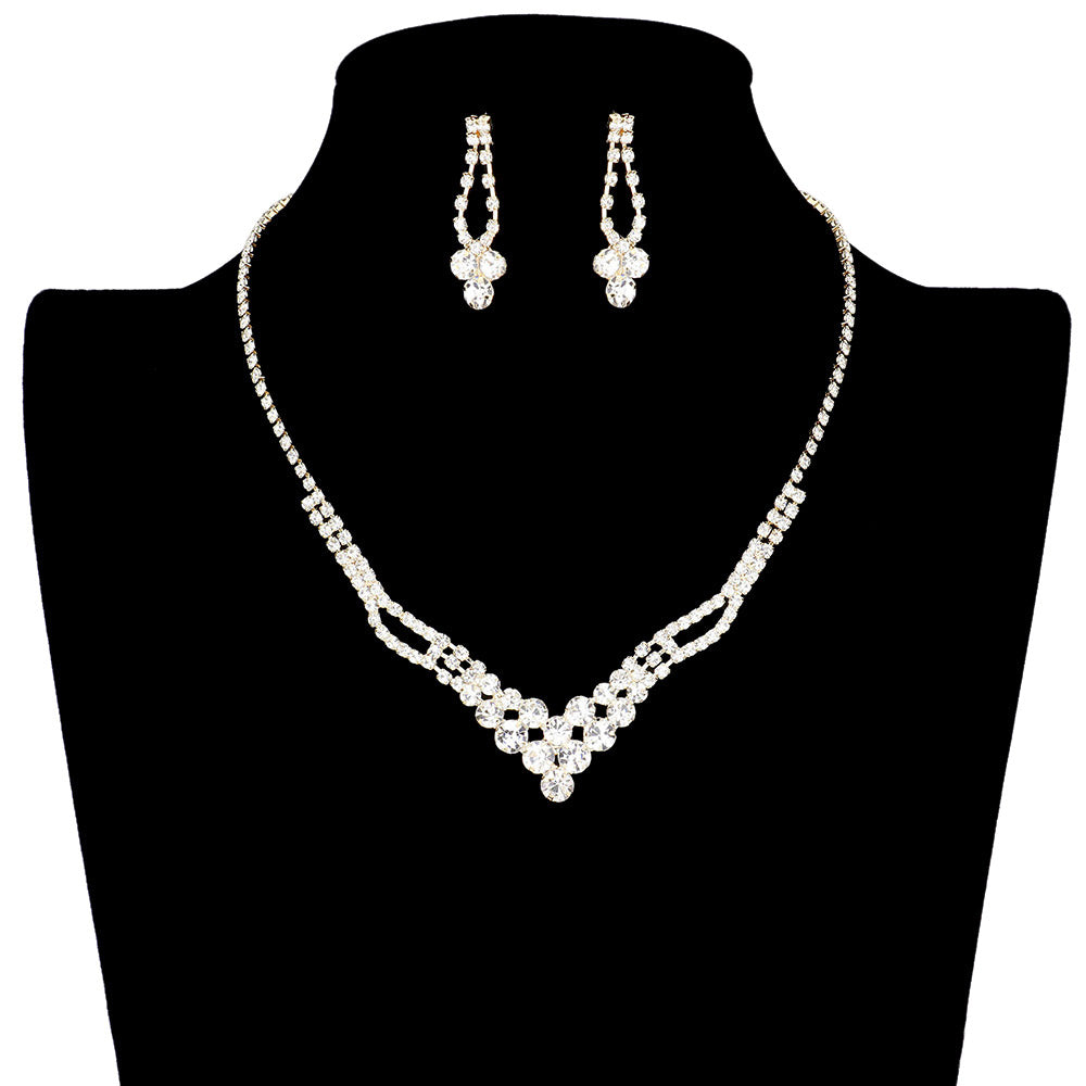 Gold Bubble Stone Accented Rhinestone Necklace, enhance your attire with these vibrant beautiful rhinestone necklaces to dress up or down your look. Look like the ultimate fashionista with these bubble stone necklaces! add something special to your outfit! It will be your new favorite accessory.