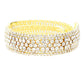 Gold Bubble Stone Evening Bracelet. Get ready with this bubble stone embellished bracelets, Beautifully crafted design adds a gorgeous glow to any outfit. Eye-catching sparkle, sophisticated look you have been craving for! Adds a pop of pretty color to your attire, Jewelry that fits your lifestyle! Awesome gift for birthday, Anniversary, Valentine’s Day or any special occasion.