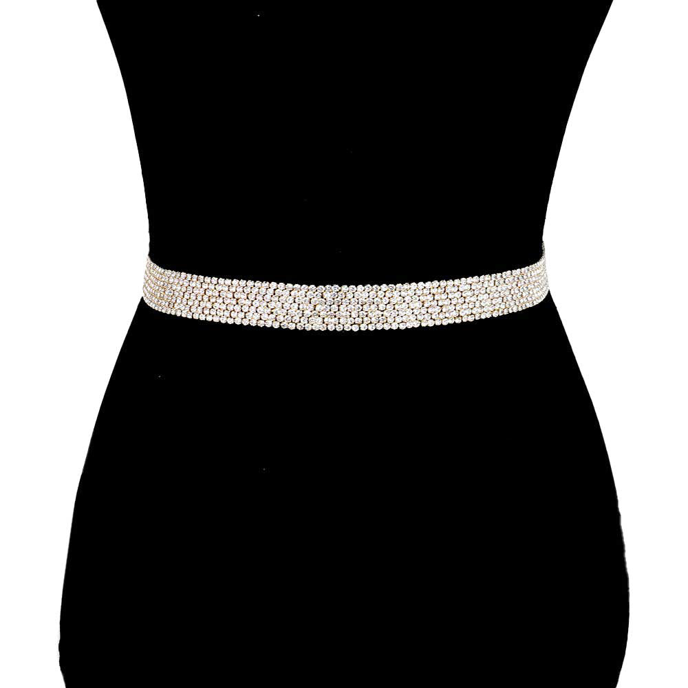 Gold Crystal Rhinestone Sash Ribbon Bridal Wedding Belt Headband, is an awesome crystal sash ribbon designed headband that surely amps up your beauty and adds extra luxe to your outlook on special occasions. The ultimate gorgeous headband with a beautiful belt design is just what you need to update your wardrobe in a glamorous style. Wear this headband at a wedding or bridal confidently to show your elegance and perfect class and make you stand out from the crowd.