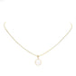 Gold Freshwater Pearl Pendant Necklace, Wear together or separate according to your event, versatile enough for wearing straight through the week, perfectly lightweight for all-day wear, coordinate with any ensemble from business casual to everyday wear, the perfect addition to every outfit.