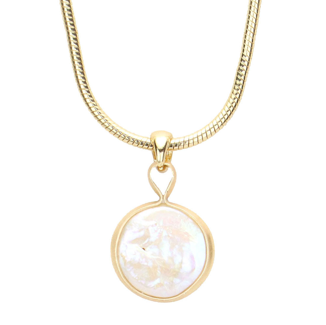 Gold Freshwater Pearl Pendant Necklace, Wear together or separate according to your event, versatile enough for wearing straight through the week, perfectly lightweight for all-day wear, coordinate with any ensemble from business casual to everyday wear, the perfect addition to every outfit.