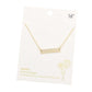 Gold Mama Message Metal Rectangle Pendant Necklace. These Metal Necklaces are easy to put on, take off and so comfortable for daily wear. Best loving gift to express your love to your mother on Mother's Day. Shows the love between mother and child is forever. This Mom Necklaces is the ideal Mother's Day present for all the unique ladies in your life, as well as those who have been inspired by sports moms.