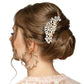 Gold Marquise Stone Cluster Flower Hair Comb, amps up your hairstyle with a glamorous look on special occasions with this Marquise Stone Cluster Flower Hair Comb! It will add a touch to any special event. These are Perfect Birthday Gifts, Anniversary Gifts, Mother's Day Gifts, Graduation gifts, and any occasion.