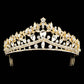 Gold Multi Stone Embellished Princess Tiara, This elegant shining Stone design, makes you more charming. A stunning Multi Stone Embellished Princess Tiara that can be a perfect Bridal Headpiece. Suitable for Any Occasion You Want to Be More Charming. These are Perfect Birthday Gifts, Anniversary Gifts, and Graduation gifts.
