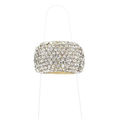 Gold Rhinestone Embellished Stretch Ring, This beautiful stretch ring is made to make you look stunning and stand out from the crowd on any special occasion. The added stretch band ensures a comfortable fit on any finger size. This rhinestone ring makes it look shine even better. It is sure to garner admiration with these awesome rings on special occasions. Perfect Birthday Gift, Anniversary Gift, Mother's Day Gift, Graduation Gift, Prom Jewelry, Just Because Gift, etc.