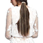 Gold Rhinestone Fringe Barrette. Accent your hairstyle with the fashionable flirty look of this chic bow barrette. It is a great accessory to embellish a bridesmaid’s hair, to add a touch of stylishness when wearing a Sunday dress, to enhance the look of a pageant outfit, or to stand out as the birthday girl.
