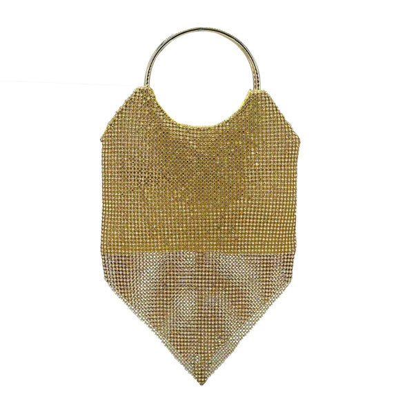 Gold Shimmery Evening Tote Crossbody Bag. Look like the ultimate fashionista when carrying this small chic bag, great for when you need something small to carry or drop in your bag. Keep your keys handy & ready for opening doors as soon as you arrive. Perfect Birthday Gift, Anniversary Gift, Mother's Day Gift.