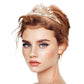 Gold Teardrop Centered Princess Tiara, this tiara features precious and an artistic design. Perfect for adding just the right amount of shimmer & shine, will add a touch of class, beauty and style to your special events. Suitable for Wedding, Engagement, Prom, Dinner Party, Birthday Party, Any Occasion You Want to Be More Charming.