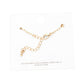 Gold Triple Metal Smile Double Round Stone Station Anklet, Look like the ultimate fashionista with these Anklet! Add something special to your outfit! special It will be your new favorite accessory. Perfect Birthday Gift, Anniversary Gift, Mother's Day Gift, Anniversary Gift, Graduation Gift, Thank you Gift.