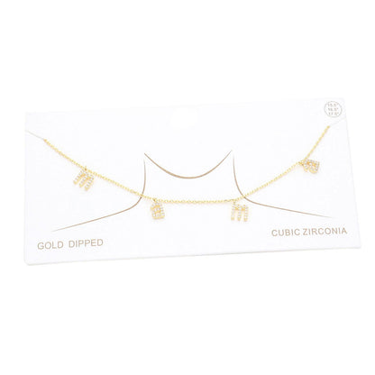White Gold Dipped CZ MAMA Message Pendant Necklace, these MAMA dipped necklace can light up any outfit, and make you feel absolutely flawless. Fabulous fashion and sleek style adds a pop of pretty color to your attire. Make your mother feel special by giving this MAMA pendant necklace as a gift and expressing your love for your mother on this Mother's Day.