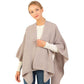 Gray  Solid Knitted Basic Cape, is beautifully designed with solid color that amps up your beauty to a greater extent. It enriches your attire with perfect combination. Breathable Fabric, comfortable to wear, and very easy to put on and off. Suitable for Weekend, Work, Holiday, Beach, Party, Club, Night, Evening, Date, Casual and Other Occasions in Spring, Summer and Autumn. Perfect Gift for Wife, Mom, Birthday, Holiday, Anniversary, Fun Night Out.