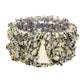 Gray 5PCS Natural Stone Tassel Multi Layered Bracelets, Add this 5 piece multi layered bracelet with tassel to light up any outfit, feel absolutely flawless. perfectly lightweight for all-day wear, coordinate with any ensemble from business casual to everyday wear, the perfect addition to every outfit. Adds a touch of nature-inspired beauty to your look. 