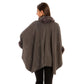 Gray Faux Fur Trim Shawl Poncho, is the perfect accessory and trendy soft chic shawl that amps up your beauty and keeps you warm and toasty on winter and cold days. You can throw it on over so many pieces elevating any casual outfit! Easy to put on and off. Before running out of the door, you'll want to wear this poncho to save yourself from the cold and chill in the winter. This poncho would make an ideal present for the loved one or a perfect treat for yourself!