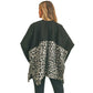 Gray Leopard Pocket Kimono. These Kimono featuring a Leopard printed Side Slits design easy to pair with so many tops. Lightweight and Breathable Fabric, Comfortable to Wear. Wear over your favorite blouse and slacks to show off your trendsetting style. Suitable for Weekend, Work, Holiday, Beach, Party, Evening, Date, Casual and Other Occasions in Spring, Summer and Autumn.