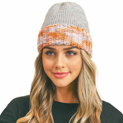 Gray Multi Color Band Fleece Beanie. Before running out the door into the cool air, you’ll want to reach for this toasty beanie to keep you incredibly warm. Whenever you wear this beanie hat with you'll look like the ultimate stylist. Accessorize the fun way with this fleece hat, it's the autumnal touch you need to finish your outfit in style. Awesome winter gift accessory! Perfect Gift Birthday, Christmas, Stocking Stuffer, Secret Santa, Holiday, Anniversary, Valentine's Day, Loved One. 