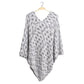 Gray Mixed Printed Soft Poncho, the perfect accessory, luxurious, trendy, super soft chic capelet, keeps you warm and toasty. You can throw it on over so many pieces elevating any casual outfit! Perfect Gift for Wife, Mom, Birthday, Holiday, Christmas, Anniversary, Fun Night Out