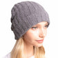 Gray Soft Solid Knit Beanie Hat, made with 100% soft and warm acrylic yarn to ensure maximum comfort and durability with perfect style. Ideal winter head cover! Comes in one size winter cap that fits most head sizes. wear it with any outfit before running out of the door into the cool air to keep yourself warm and toasty and absolutely unique. You’ll want to reach for this toasty beanie to stay trendy on any occasion at any place.