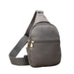 Gray Solid Nylon Mini Sling Bag, be the ultimate fashionista while carrying this Solid Nylon Mini Sling bag in style. It's great for carrying small and handy things. Keep your keys handy & ready for opening doors as soon as you arrive. The adjustable lightweight features room to carry what you need for those longer walks or trips.