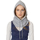 Gray Sporty String Snood Hat, This sporty snood will provide warmth and comfort in the winter and cold days. Comfortable and lightweight, made with breathable fabric. It is shaped to fit around collars and has a neck cord with a toggle to ensure a comfortable fit. The fabulous & stylish knitting pattern makes it fantastic. A hat and snood will become your favorite accessory in cold weather for every day indoors and outdoors. This snood hat will be a good gift for your loved ones. Stay comfortable & cozy!