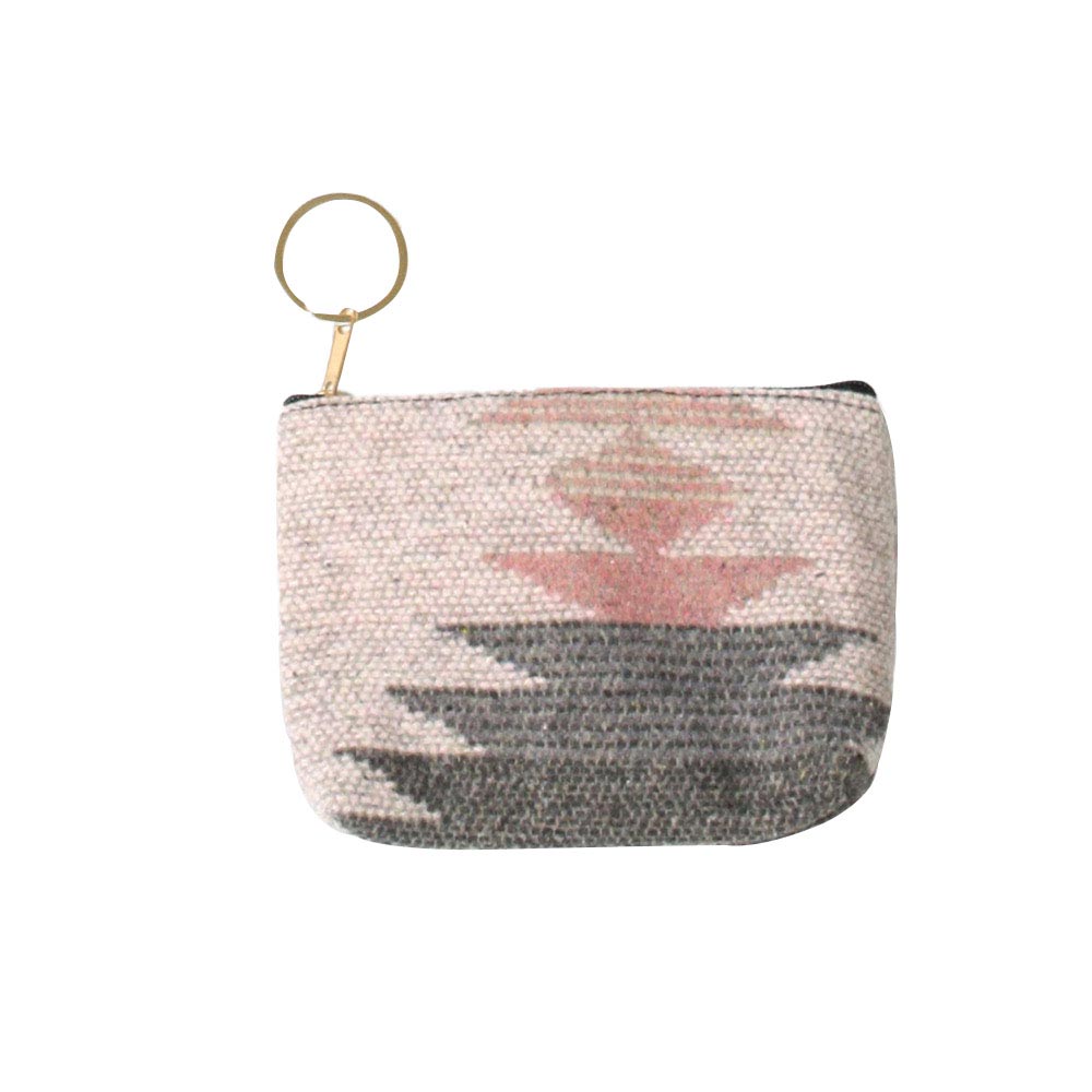 Gray Trendy Western Patterned Coin Card Purse, is very suitable for carrying makeup, money, credit cards, keys, or coins. It comes with a wristlet for easy carrying and is lightweight and simple. Put it in your bag and find it quickly with its bright colors. Great for running small errands while keeping your hands free. This trendy Coin Card Purse bag will be your new favorite accessory. Perfect Birthday Gift, Mother's Day Gift, Graduation Gift, or any other events.