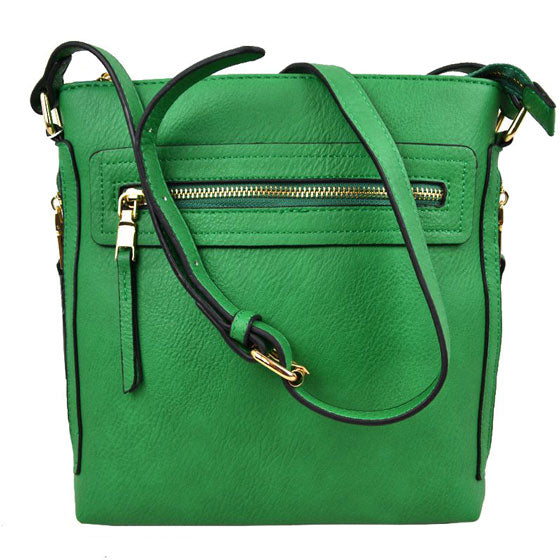 Green Faux Leather Adjustable Strap Crossbody Bag. Show your trendy side with this awesome crossbody bag. Have fun and look stylish. Versatile enough for wearing straight through the week, perfectly lightweight to carry around all day. Birthday Gift, Anniversary Gift, Mother's Day Gift, Graduation Gift, Valentine's Day Gift.