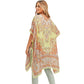 Green Patterned Cover Up Kimono Poncho, Absolutely fab for this summer & spring season to amp up your attire & make you comfortable in dressing up. These kimonos feature a beautiful pattern that is easy to pair with so many tops