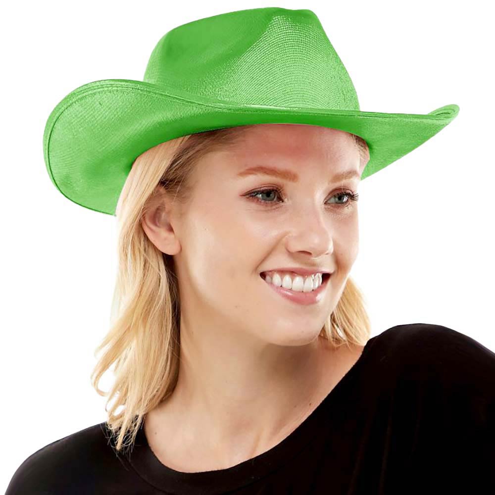 Green Shimmery Cowboy Hat, Whether you‚Äö√Ñ√¥re lounging by the pool or attend at any event. This is a great hat that can keep you stay cool and comfortable in a party mood. Gift for that fashionable on-trend friend. Perfect Gift Cool Fashion Cowboy, Birthday, Holiday, Valentine's Day, Christmas.
