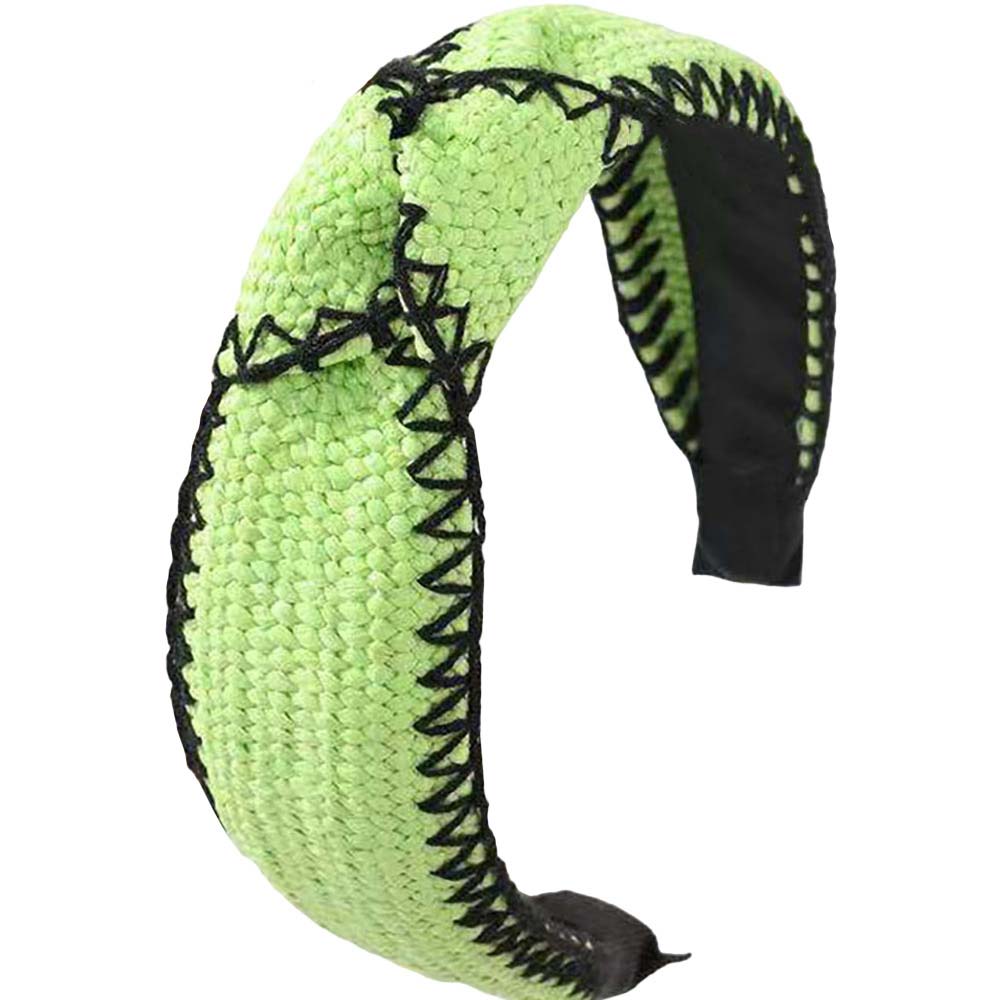 Green Straw Knot Burnout Headband, create a beautiful look while perfectly matching your color with the easy-to-use straw knot burnout headband. Perfect for everyday wear, special occasions, outdoor festivals, and more. Awesome gift idea for your loved one or yourself.