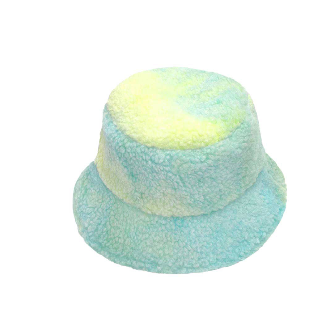 Green Tie Dye Teddy Bucket Hat, a beautifully designed hat with combinations of perfect colors that will make your choice enrich to match your outfit. The stone bucket hat makes you sparkly at the party and absolutely gets many compliments. Show your trendy side with this lovely bucket hat. Make the moments memorable!