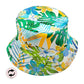 Green Tropical Leaf  Printed Reversible Bucket Hat, whether you’re basking under the summer sun at the beach, lounging by the pool, or kicking back with friends at the lake, a great hat can keep you cool and comfortable even when the sun is high in the sky. Large, comfortable, and perfect for keeping the sun off of your face.