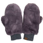 Grey CC Faux Fur Mittens With Shepherd Lining, are a smart, eye-catching, and attractive addition to your outfit. These trendy gloves keep you absolutely warm and toasty in the winter and cold weather outside. Accessorize the fun way with these gloves. It's the autumnal touch you need to finish your outfit in style. A pair of these gloves will be a nice gift for your family, friends, anyone you love, and even yourself.