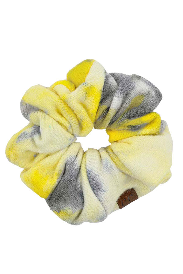 Grey Yellow C.C Tie Dye Soft Scrunchies, hair scrunchie will adorn your tresses making them look amazing, fun & trendy. Either way they will add a spark of style & charm. So cute and super stylish with any outfit! Great accessory, cutest addition to a plain outfit. Wear it in your hair or around your wrist for a two-in-one accessory. Perfect Gift.