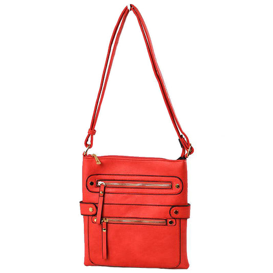 Small Vegan Zip Pocket Crossbody Handbag Faux Leather Cross-Body Hands-Free Bag adds an instant runway to your look, giving it ladylike chic. Cross-Body can go from the office to after-hours with ease & destined to become your new favorite. So many colors to choose! Perfect Gift for loved one or treat yourself to it!