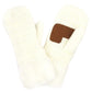 Ivory C C Solid Color Knitted Mitten Gloves, give your look so much more eye-catching with a solid color. It gives you a cozy feel, very fashionable, attractive, and cute looking in the winter season and cold days. This easy and classic glove is soft and muted. Before running out the door into the cool air, you’ll want to reach for these toasty gloves to keep your hands incredibly warm. An awesome pair of gloves that fits with any outfit with style.