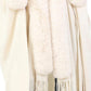 Ivory Solid Color Hoodie Winter Cape With Faux Fur Edge, is beautifully designed with solid color that amps up your beauty to a greater extent. It enriches your attire with perfect combination. Breathable Fabric, comfortable to wear, and very easy to put on and off. Suitable for Weekend, Work, Holiday, Beach, Party, Club, Night, Evening, Date, Casual and Other Occasions in Spring, Summer and Autumn.