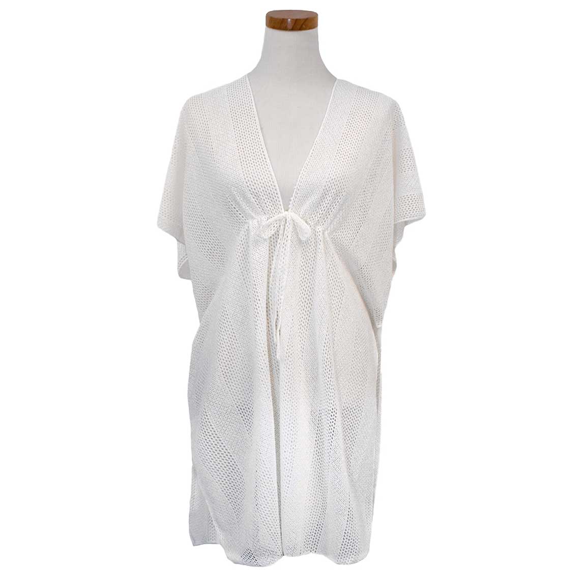 Ivory Solid Cover Up Kimono Poncho, The lightweight Kimono poncho top is made of soft and breathable Polyester material. short sleeve swimsuit cover up with open front design, simple basic style, easy to put on and down. Perfect Gift for Wife, Mom, Birthday, Holiday, Anniversary, Fun Night Out.