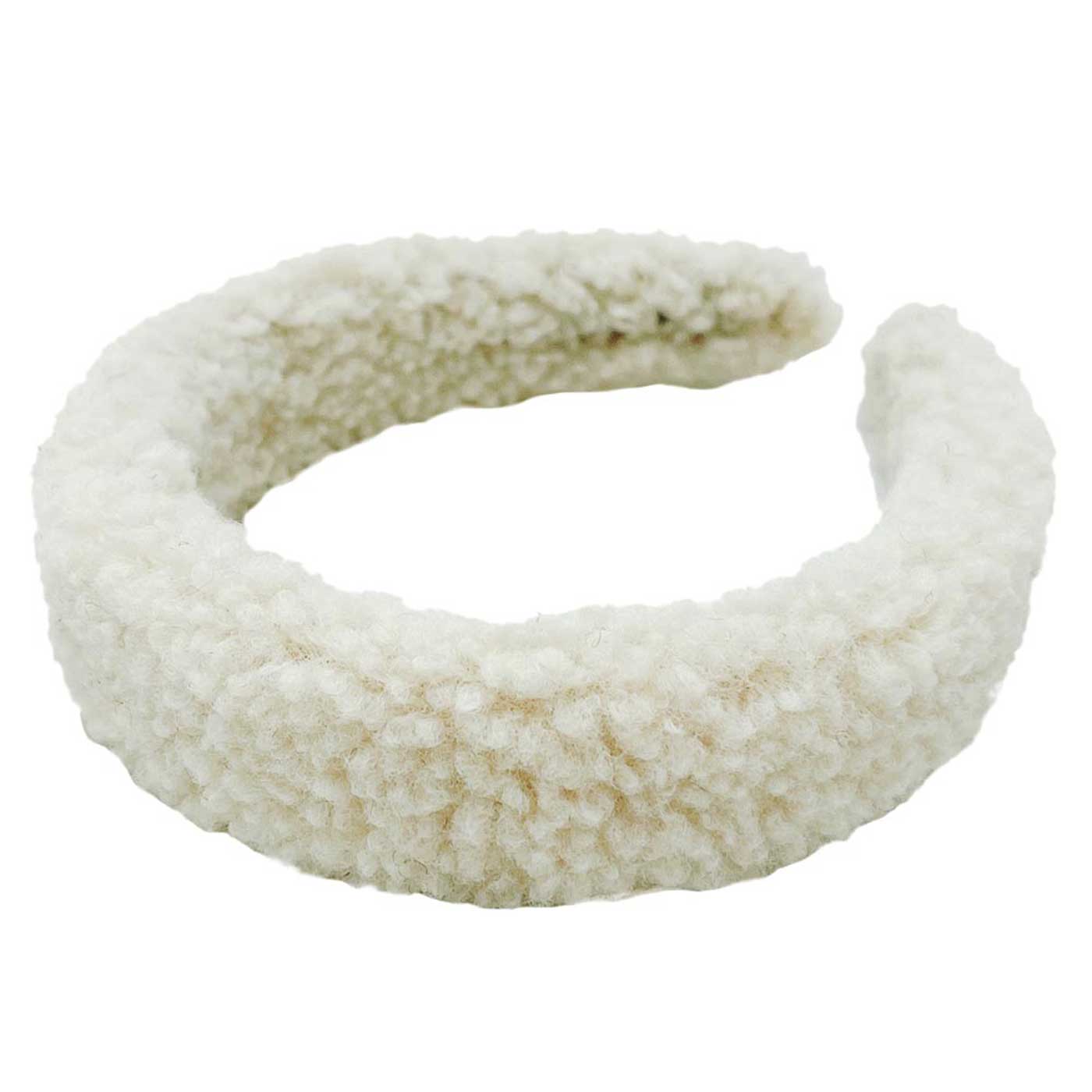 Ivory Solid Sherpa Headband, Solid Sherpa Headband making you feel extra glamorous. Push back your hair with this pretty headband to make you attractive on special occasions. Add a pop of color to any plain outfit and make your outlook an awesome match! Be ready to receive compliments with this beautiful Sherpa headband. Be the ultimate trendsetter wearing this chic headband with all your stylish outfits and rock the special occasions!