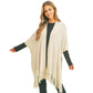 Ivory Trim Detail Fringe Kimono. Crafted with high-quality material which makes it durable, comfortable to wear, and super breathable. This kimono has an open front that gives the decent personality and most stylish peeks. Give a style boost to any of your outfits with this gorgeous kimono collection. These fringe kimono enhance the beauty of the piece. Suitable for Holiday, Casual or any Occasions in Spring, Summer and Autumn.  