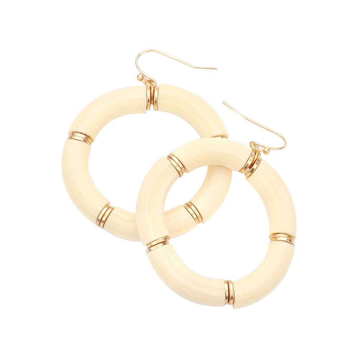 Ivory Wood Open Circle Dangle Earrings, put on a pop of color to complete your ensemble. Beautifully crafted design adds a gorgeous glow to any outfit Perfect for adding just the right amount of shimmer & shine . Perfect Birthday Gift, Anniversary Gift, Mother's Day Gift, Graduation Gift.